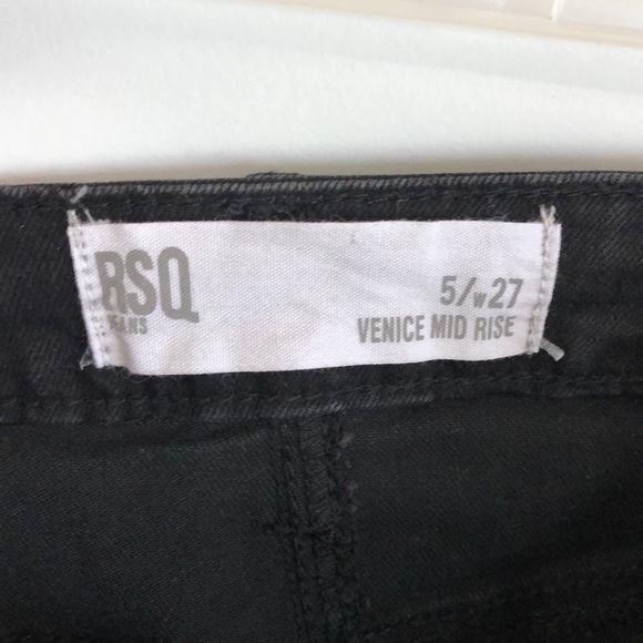 Black Mid Rise Shorts - Picture 4 of 4